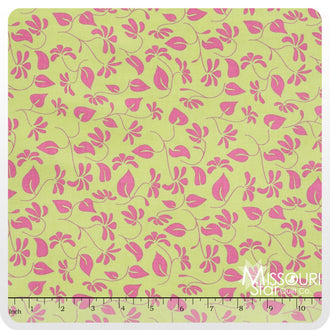 Splendor - Floral Green Yardage