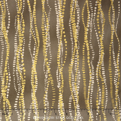 Sparkle - Chains Taupe Metallic Yardage