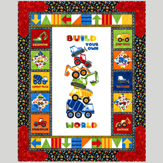 Construction Stars Quilt Kit