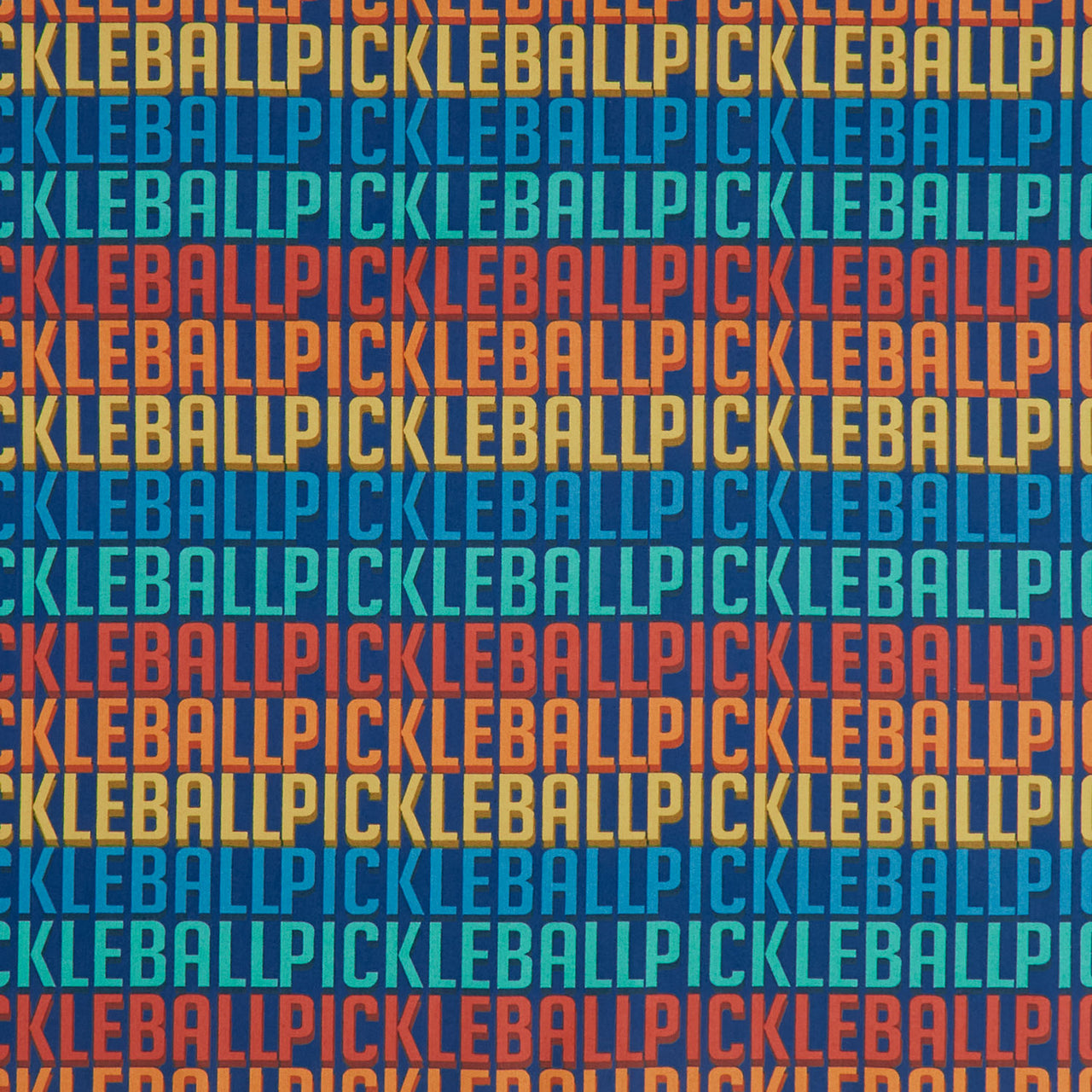 Pickleball - Pickleball Navy Multi Yardage Primary Image