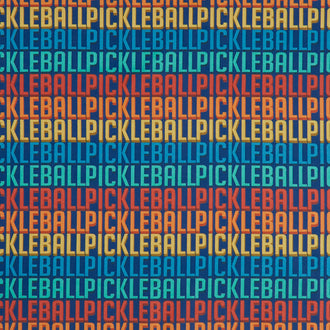 Pickleball - Pickleball Navy Multi Yardage