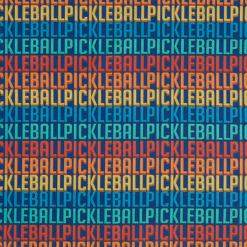 Pickleball - Pickleball Navy Multi Yardage Primary Image