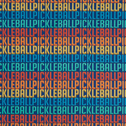 Pickleball - Pickleball Navy Multi Yardage