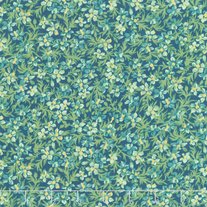 Willoughby - Mini Floral Navy Yardage