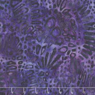 Artisan Batiks - Artful Earth Shapes Purple Yardage