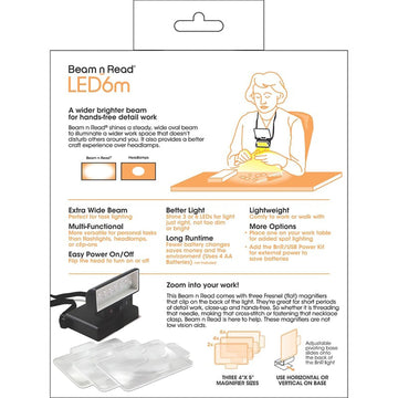 Beam n Read Hands Free Light & Magnifier