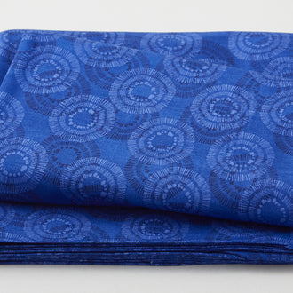 Wilmington Essentials - Circle Burst Dark Royal 3 Yard Cut