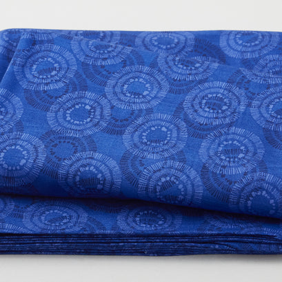 Wilmington Essentials - Circle Burst Dark Royal 3 Yard Cut
