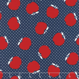 Sunnyside Ave. - Apples Navy Yardage