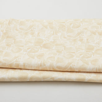 Spectral - Abstract Shapes Ivory 118" Wide 3 Yard Cut