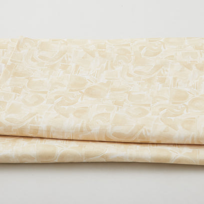 Spectral - Abstract Shapes Ivory 118" Wide 3 Yard Cut