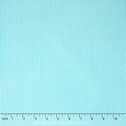 Bloom and Bliss - Stripe Blue Yardage