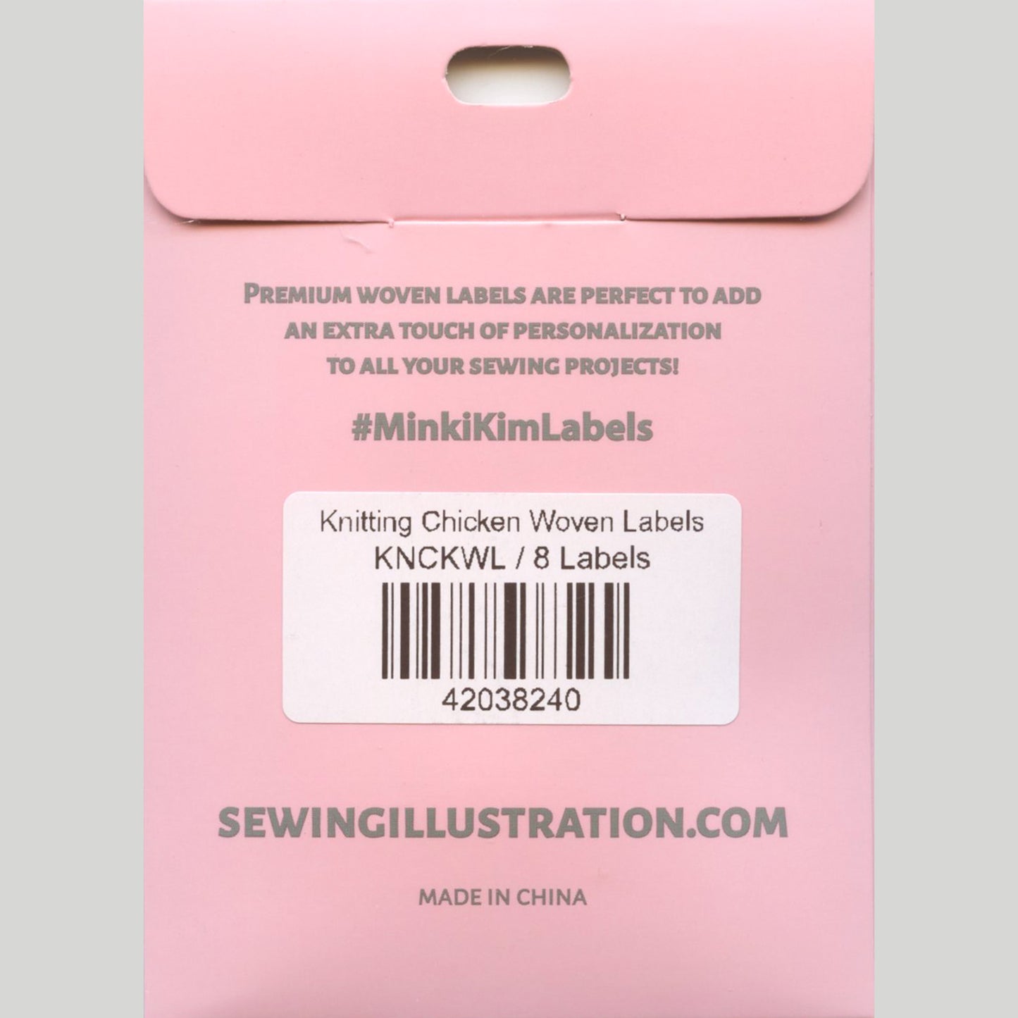 Minki Kim Woven Labels - Knitting Chicken Alternative View #3