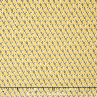 Fragmental - Sunflower Honeycomb Yardage