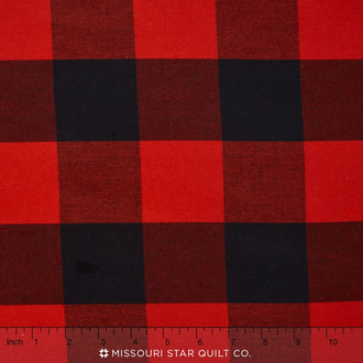 Carolina Gingham - 2" Large Check Scarlet Yardage