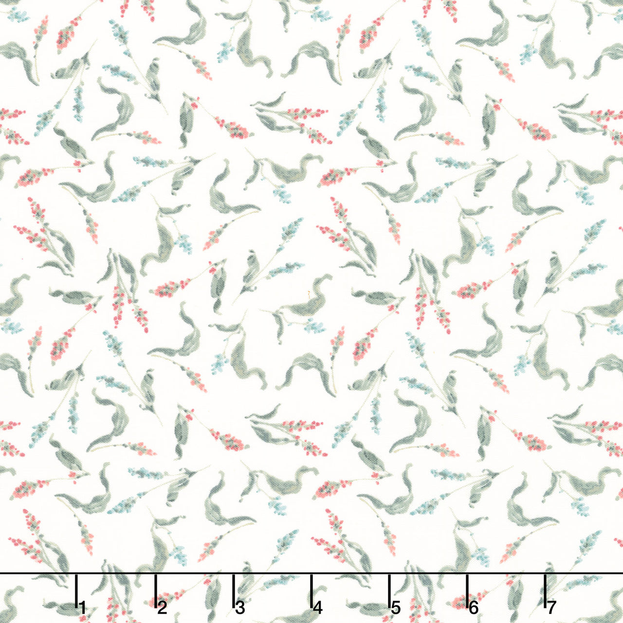 Season's Study - Small Floral Cream Yardage Primary Image