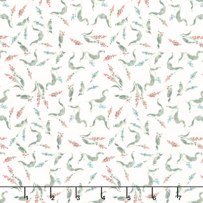 Season's Study - Small Floral Cream Yardage