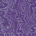 Holiday Flourish 11 - Peacock Marble Purple Metallic Yardage