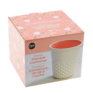 Thimble Container - Coral