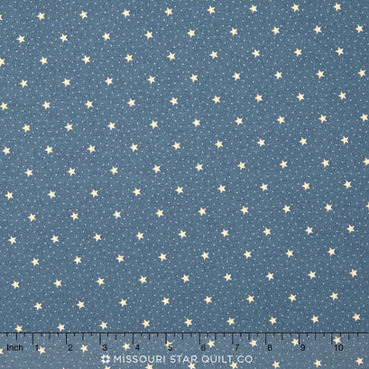 Let Freedom Ring - Stars Cadet Blue Yardage