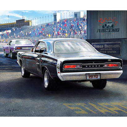 Dodge Muscle Cars - Dodge 1970 Super Bee Digitally Printed Panel