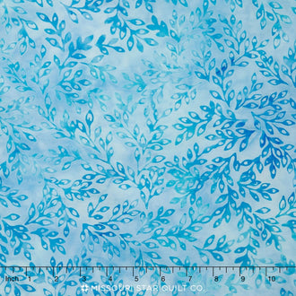 Artisan Batiks - Elementals Leaflets Water Yardage