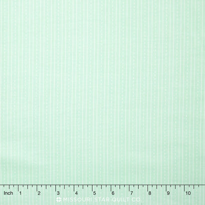 School Days - Stripe Mint Yardage