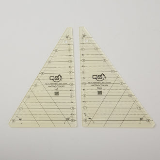Quilters Select Twin Set of 60 Degree Half Triangle Rulers
