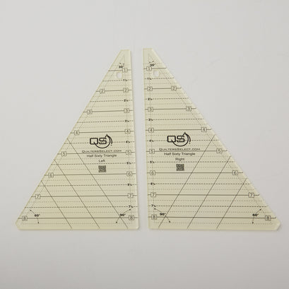 Quilters Select Twin Set of 60 Degree Half Triangle Rulers