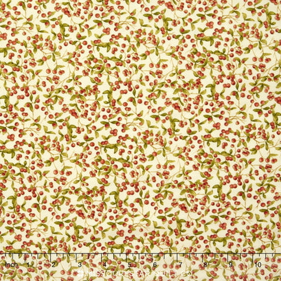Autumn Hues - Autumn Berries Cream Yardage