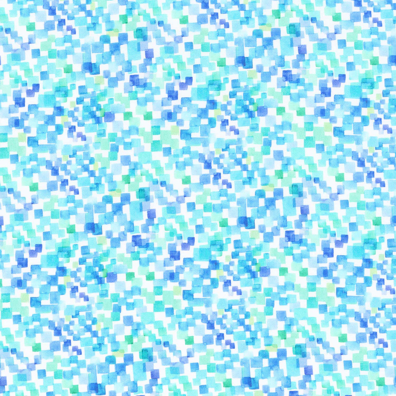 Sew Spring! - Squares Blue Yardage Primary Image