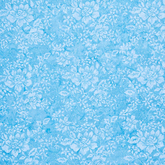 Tonga Batiks - Paradise Summer Florals Ocean Yardage