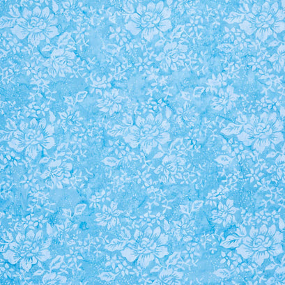 Tonga Batiks - Paradise Summer Florals Ocean Yardage