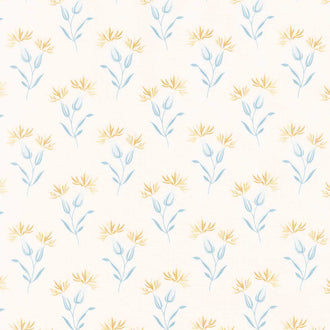 Beach House - Sea Lavender Cream Yardage