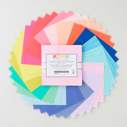 Kona Cotton - Spring/Summer Color Trends Charm Pack