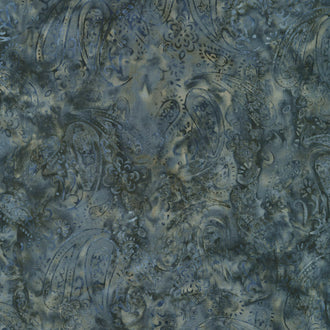 Tonga Batiks Wide - Garden Paisley Quarry 106" Backing