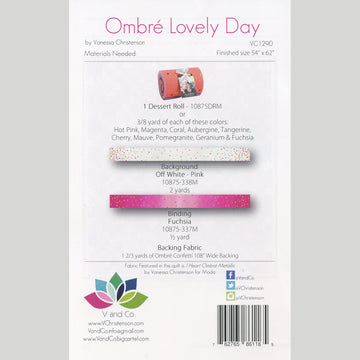 Ombre Lovely Day Quilt Pattern Alternative View #1