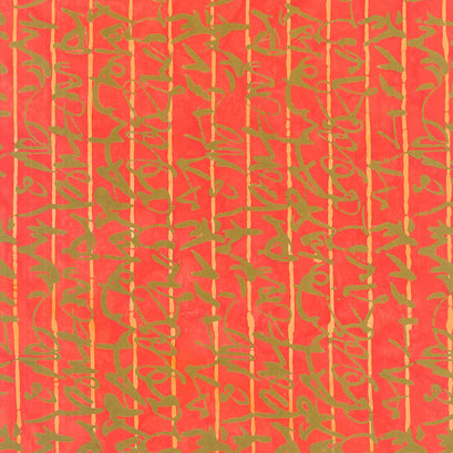 Stenographer's Notebook Batiks - Script Hibiscus Yardage