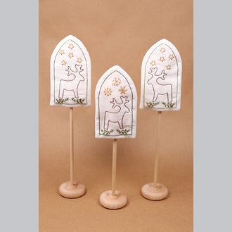 Merry Reindeer Embroidery Kit