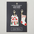 Sew Cute Zipper Pulls - Holiday House & Stocking