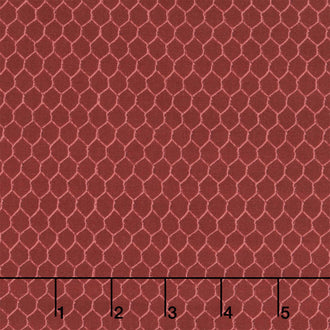 Morning Serenade - Chicken Wire Red Yardage