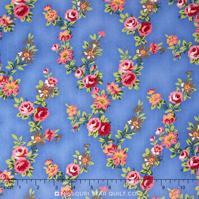 Juliette - Vine Blue Yardage