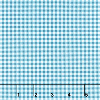 Gone Glamping - Gingham Blue Yardage