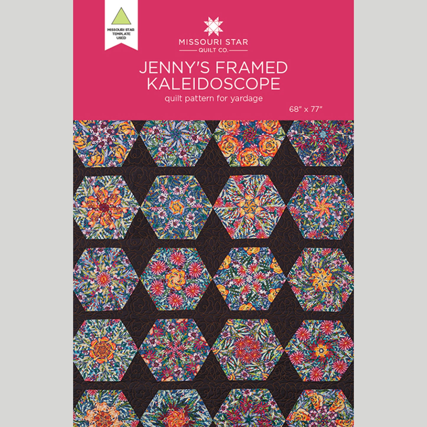 Jenny's Framed Kaleidoscope Quilt Pattern by Missouri Star Primary Image