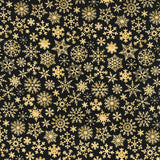 O Holy Night - Golden Snowflakes Yardage Primary Image