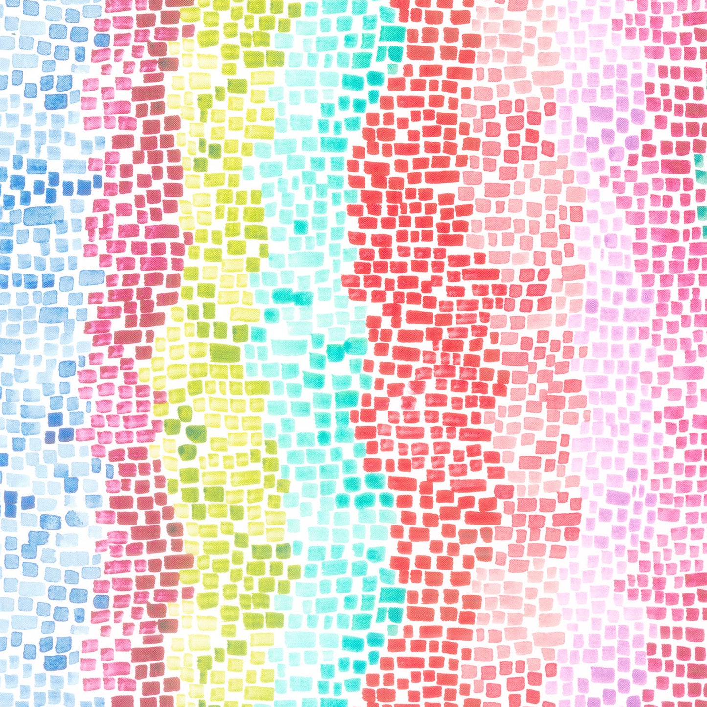 Coming Up Roses - Pixel Petals Rainbow Yardage Primary Image