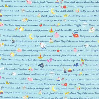 Once Upon a Rhyme - Verses Aqua Yardage