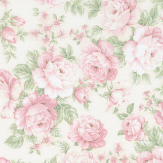Eaton Place - Flowers Ivory Yardage