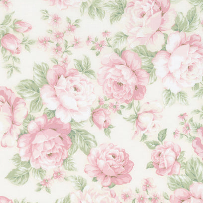 Eaton Place - Flowers Ivory Yardage