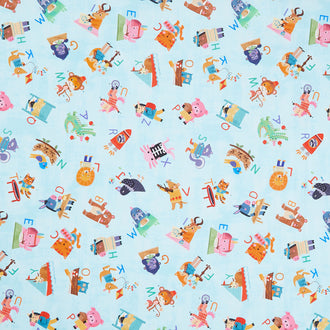 Fun-2-3 - Alphabet Aqua Yardage